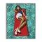 Stupell Industries Lounging on Pool Raft Framed Giclee Wall Art Design by Saba Rauf